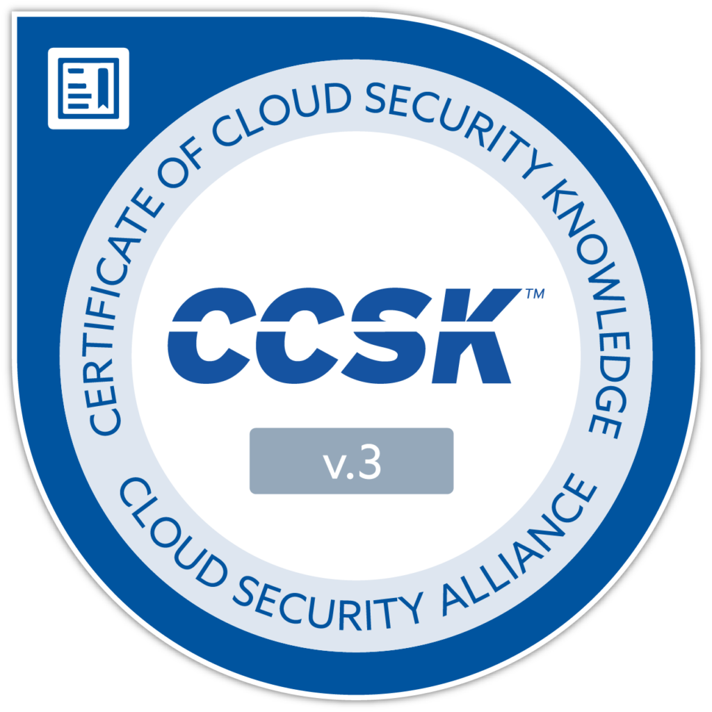 Certificate of Cloud Security Knowledge v.3